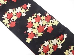 桜模様織り出し名古屋帯